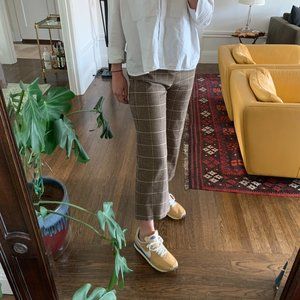 Joie Plaid Wool Pants